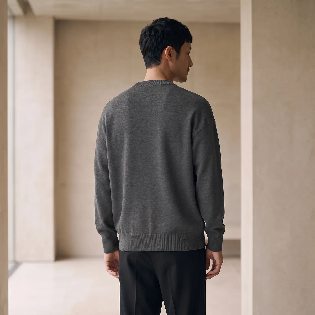 KNIT 01｜リラックスフィット ジャカードニット