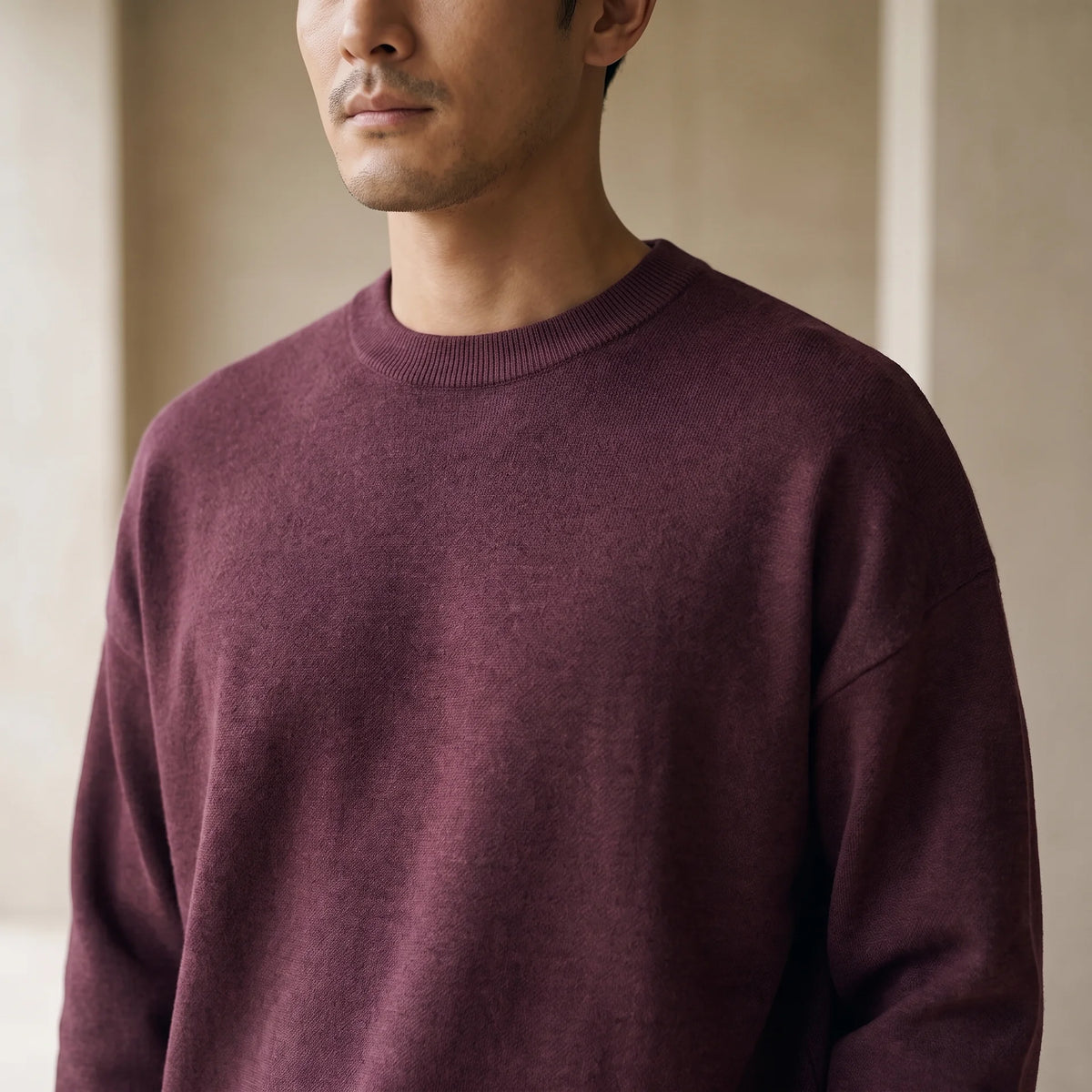 KNIT 01｜リラックスフィット ジャカードニット